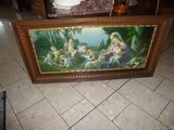 beautiful antique picture with ornate oak frame in Geilenkirchen, GE